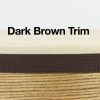 Tar Dark Brown Trim